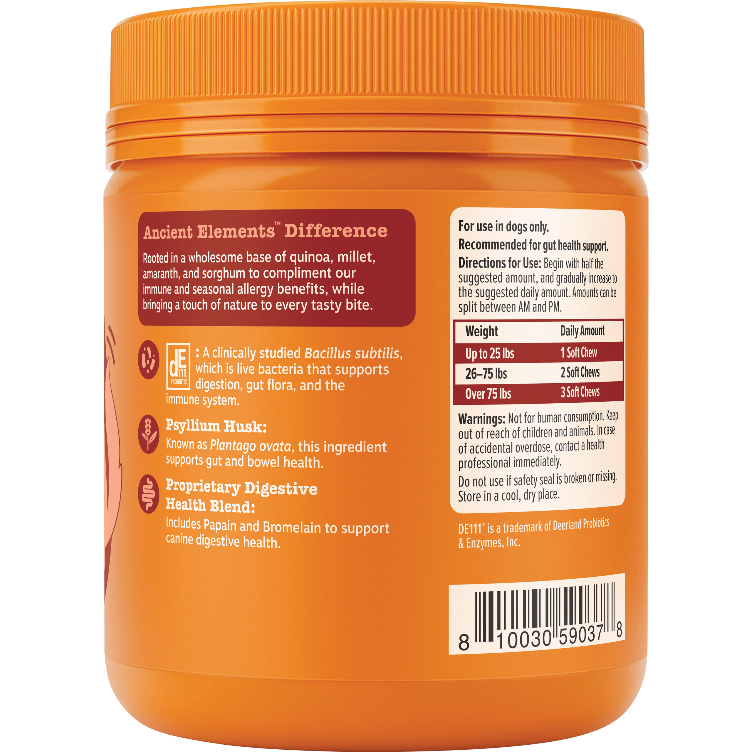 810030590378_ZP_Dog_AE_DailyProbioticBites_Bison_90ct_02-P9B-56590_v1_Right.png