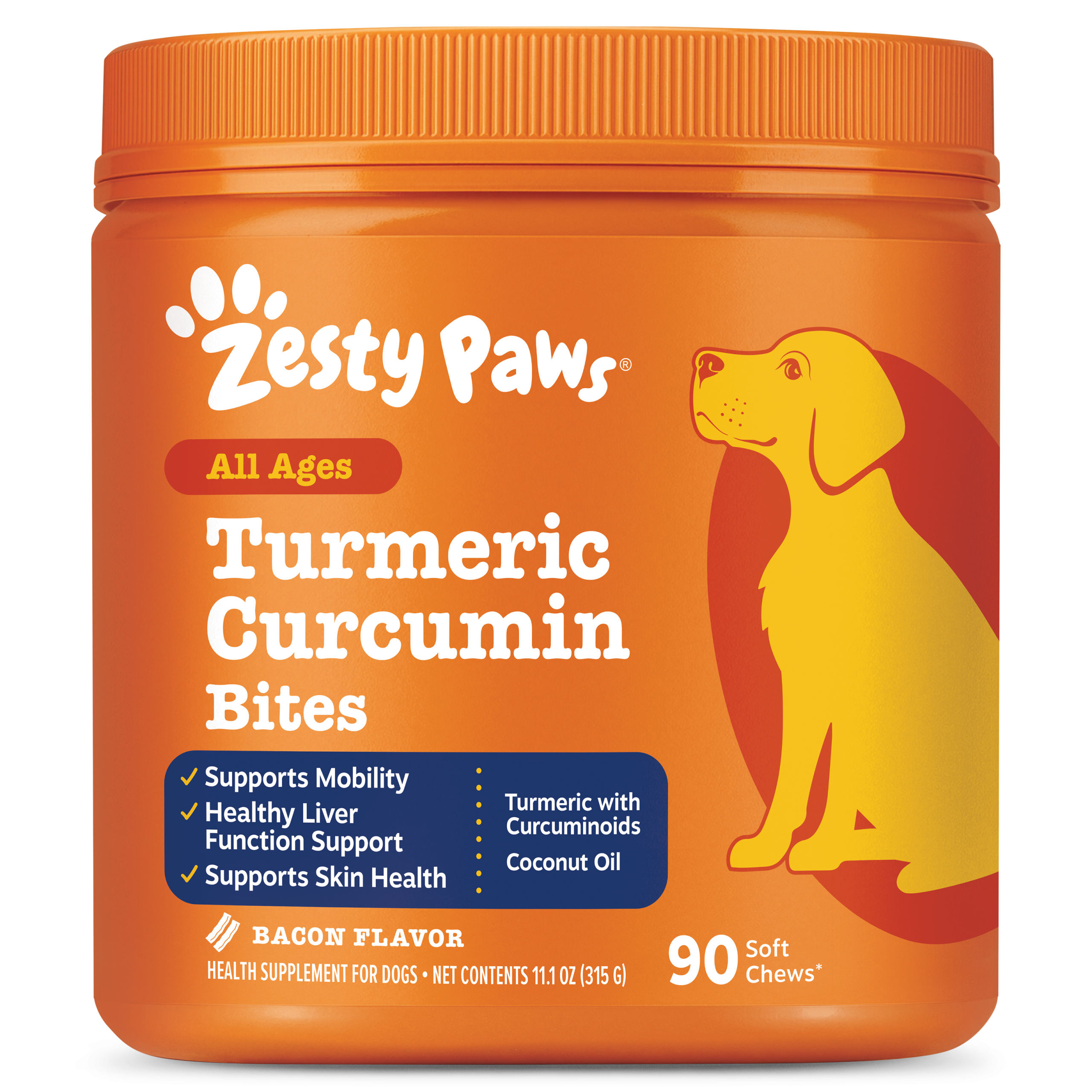 854880008294_ZP_Dog_TurmericCurcuminBites_Bacon_90ct_02-PR1-11990_v1_Front.png