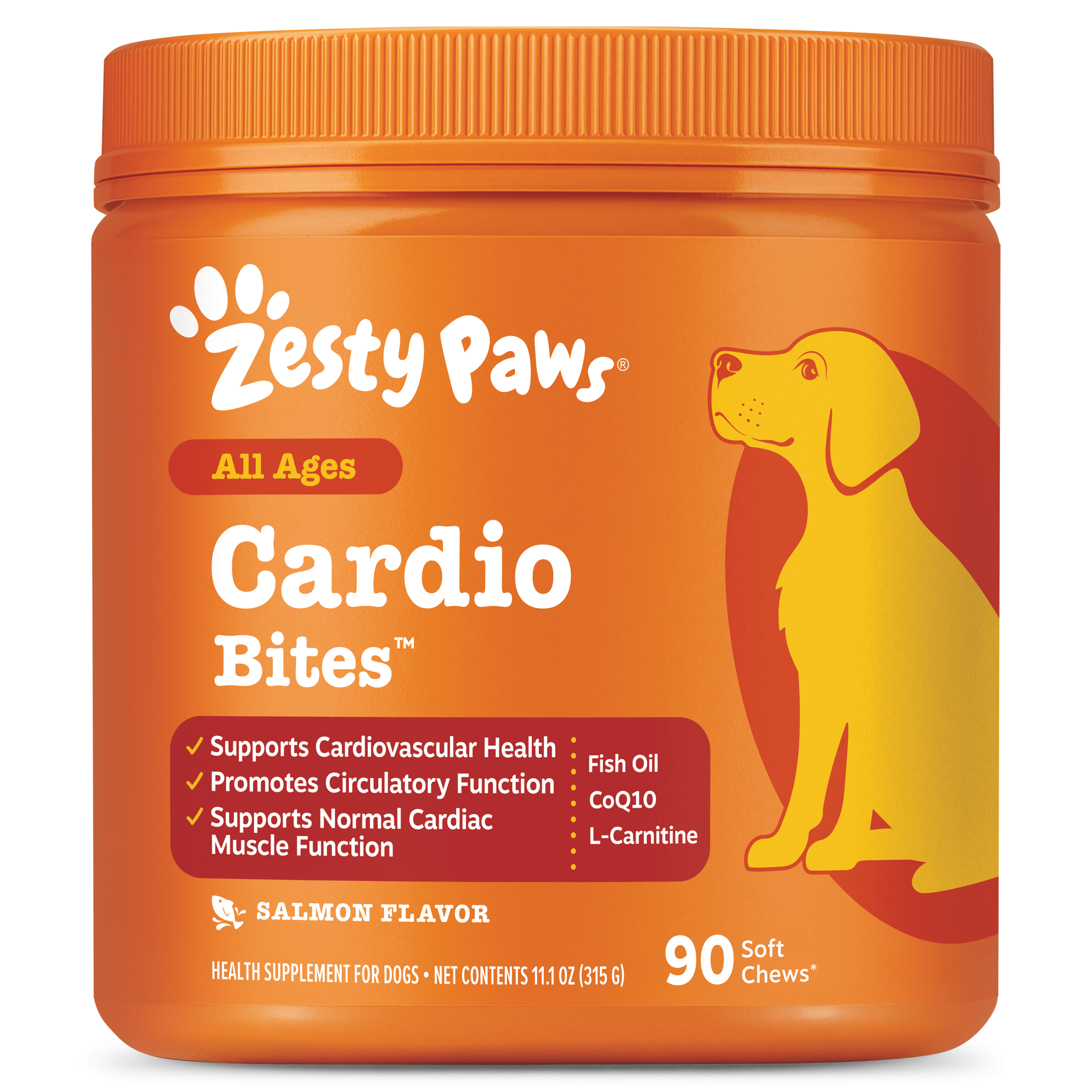854880008713_ZP_Dog_AllAges_CardioBites_Salmon_90ct_02-P9B-55890_v1_Front.png