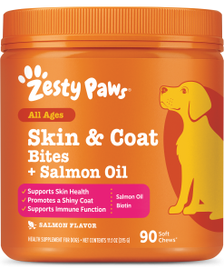 Skin & Coat Bites + Salmon Oil Soft Chews for Dogs