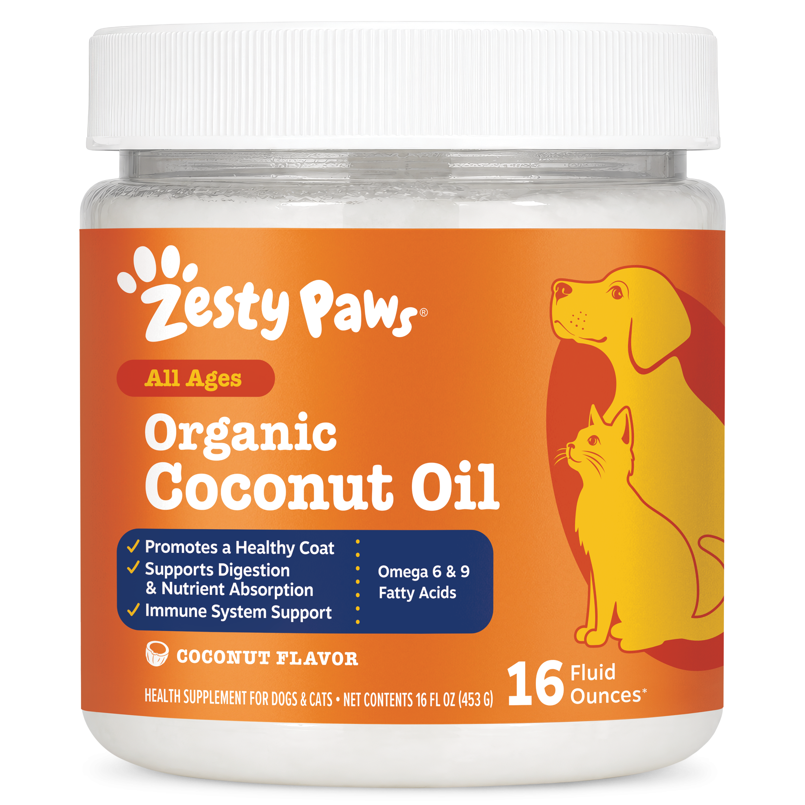 Organic Coconut Oil for Dogs & Cats